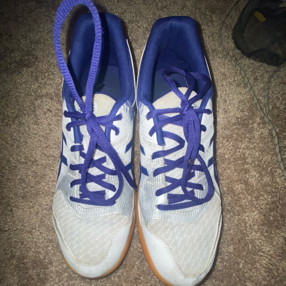 ASICS Gel rocket blue volleyball shoes